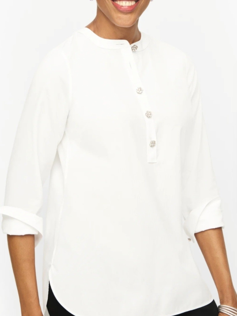 Talbots Band Collar Tunic (M)